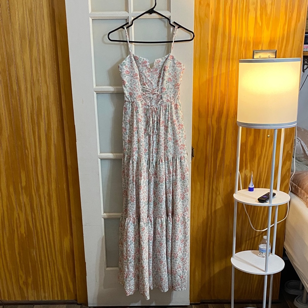 Francesca's Collections Audrey Parks Floral Dress